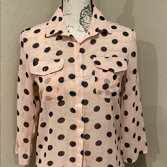 Women’s polka dot shirt size Small - Picture 7 of 7